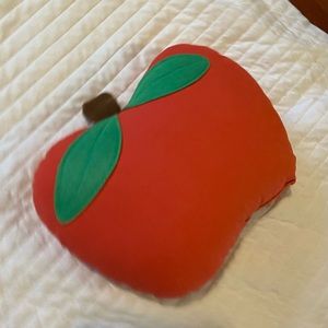 Adorable apple pillow